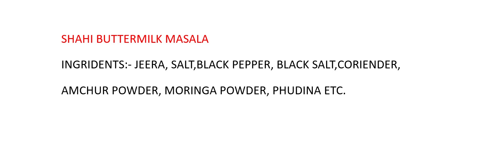 Ingredients Card View